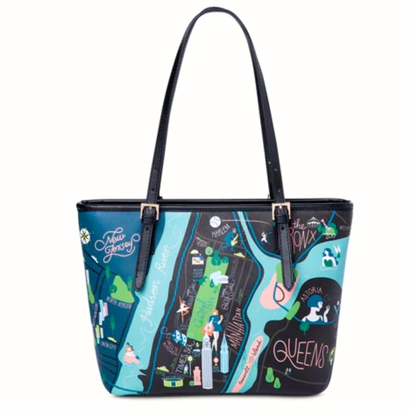 Spartina 449 Handbags - Spartina 449 New York City Small Tote Bag Purse With Zipper